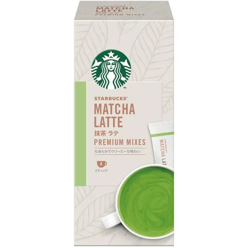 Nestle Japan Starbucks Premium Mixes Matcha Latte 4 Sticks - Food and Beverages