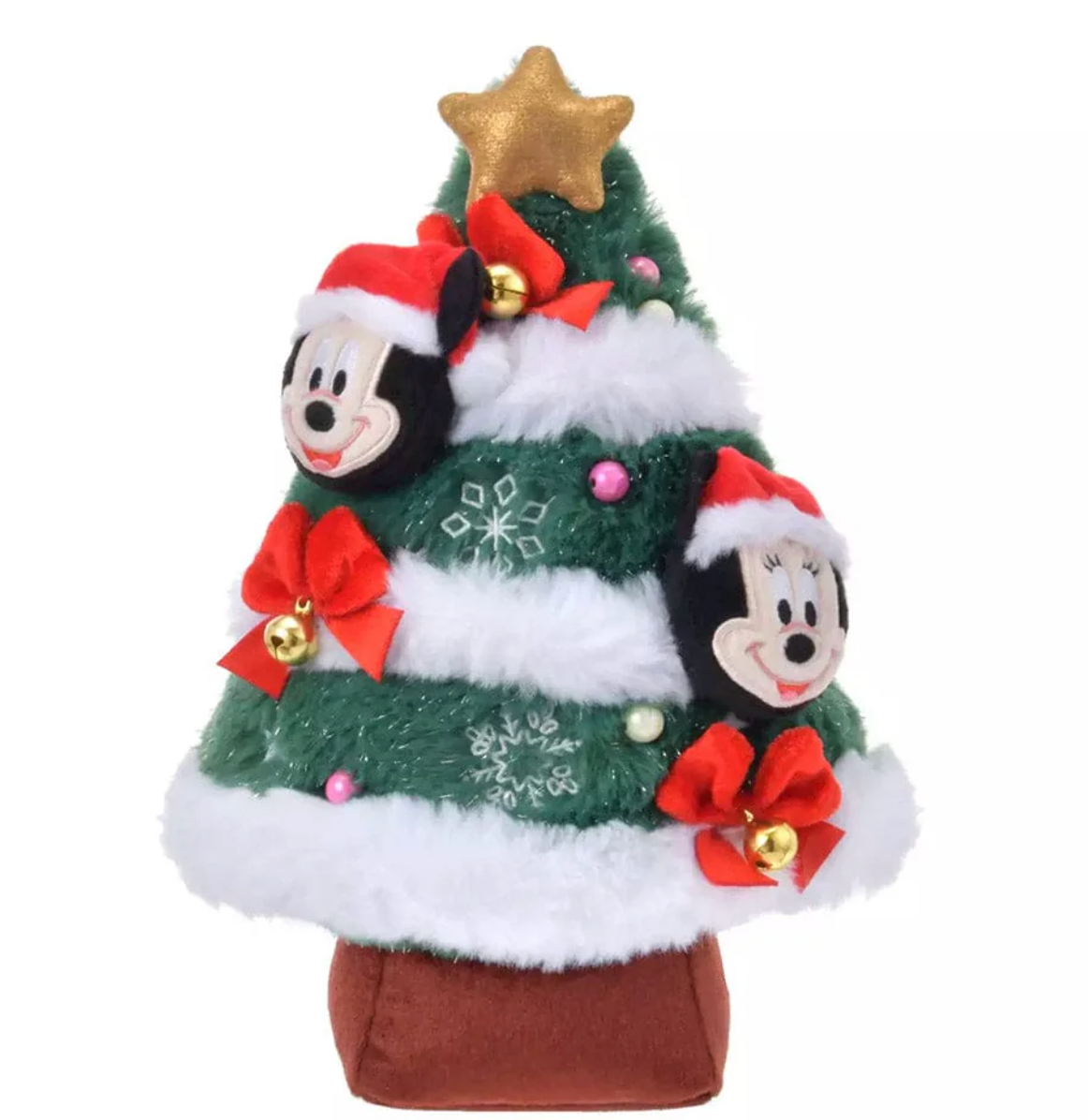 Disney Christmas Mickey & Minnie Tree Plush Toy