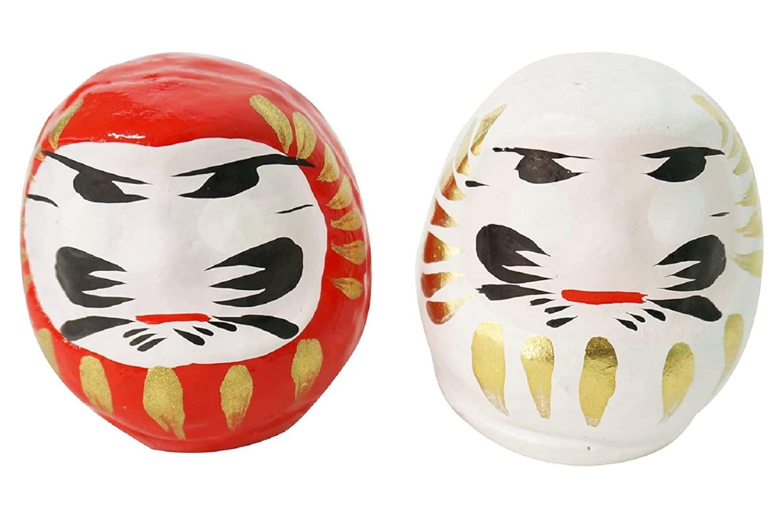 Red and White Daruma Mini Size