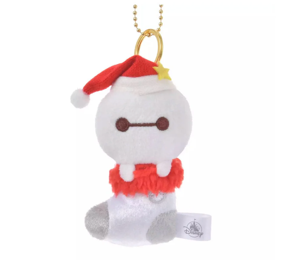 Disney Christmas Big Hero 6 Plush Keychain Sock