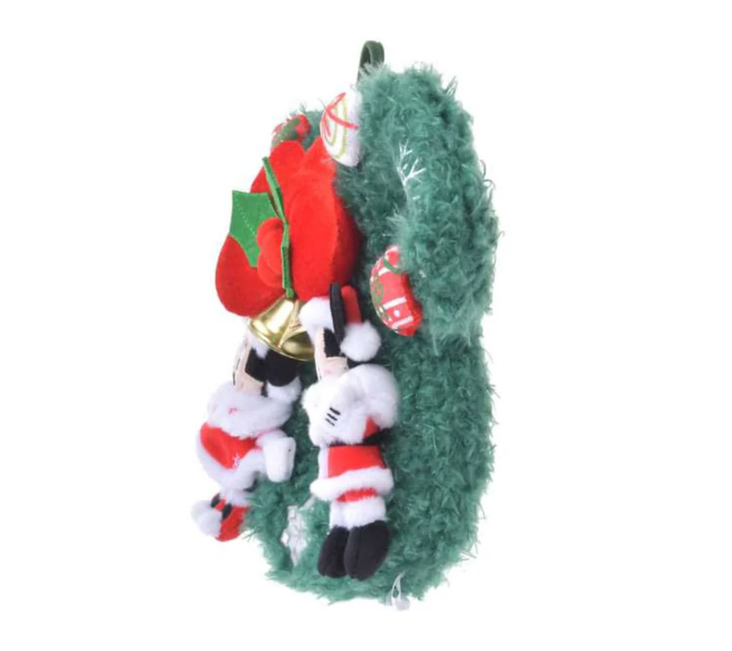 Disney Christmas Mickey & Minnie Wreath Plush Regular