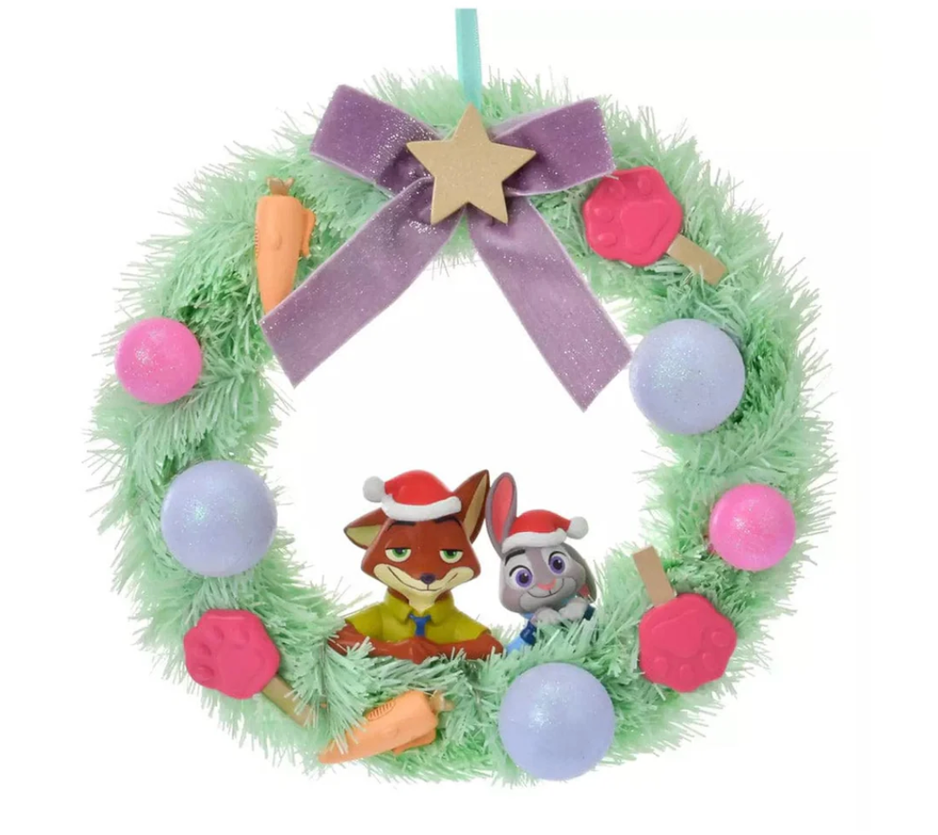 Disney Christmas Zootopia Wreath Light Up