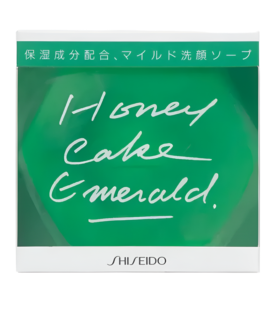 Shiseido Honey Cake Emerald Transparent Facial Bar Soap 100g