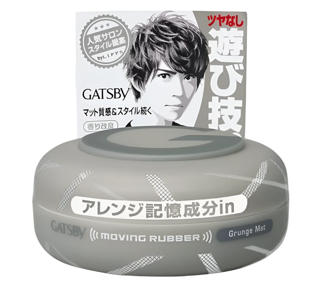 Mandom Gatsby Moving Rubber Hair Wax Grunge Mat 80g