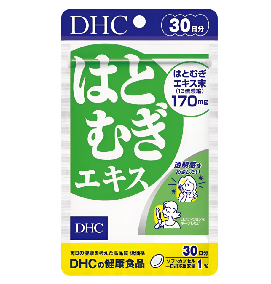 DHC Hatomugi Job's Tears Supplement For Brighter Skin 30 Tablets