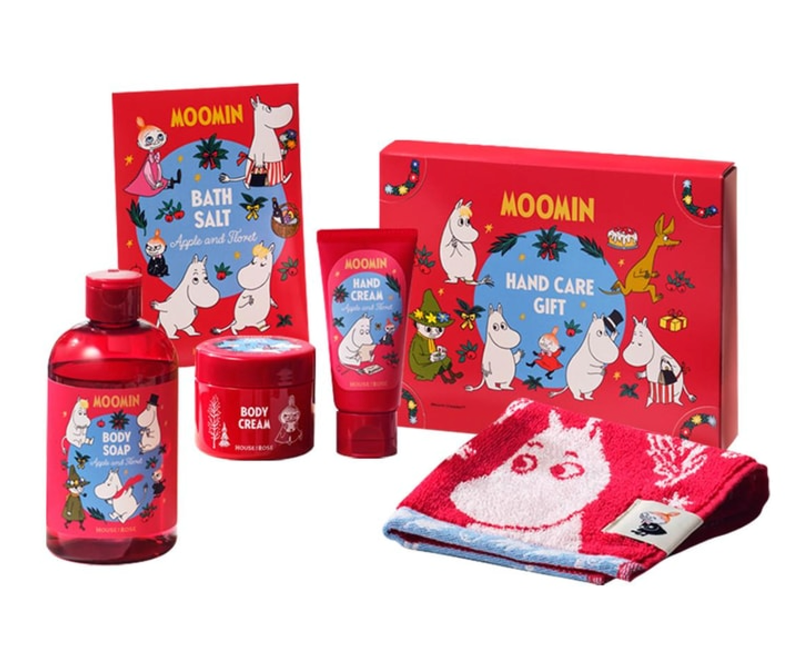 Body Care Gift Set, Apple & Floral (Moomin Collaboration 2024 Christmas Limited Edition)