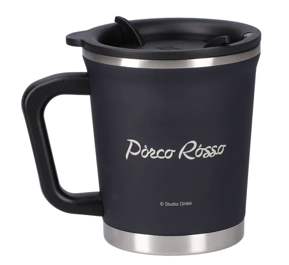 Ghibli Porco Rosso Thermo Mug On the Phone