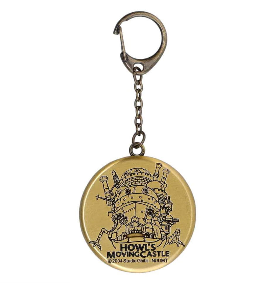 Ghibli Howl's Moving Castle Color Disc Keychain