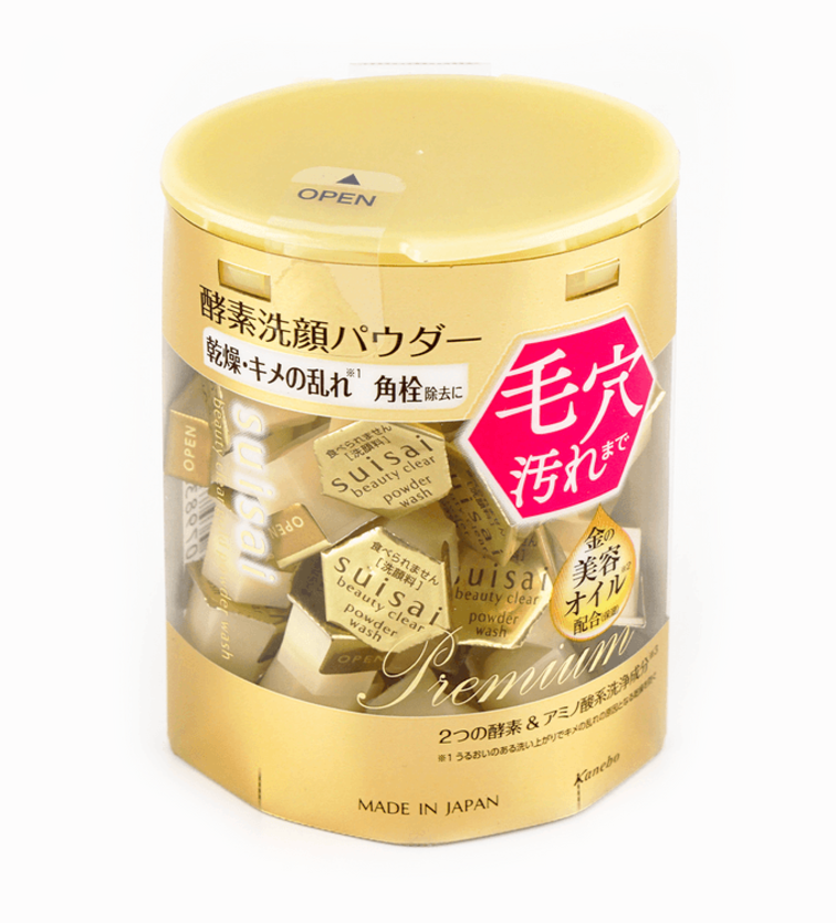 Suisai Enzyme Face Wash Powder Bouncy Gold Limited Edition 32pcs