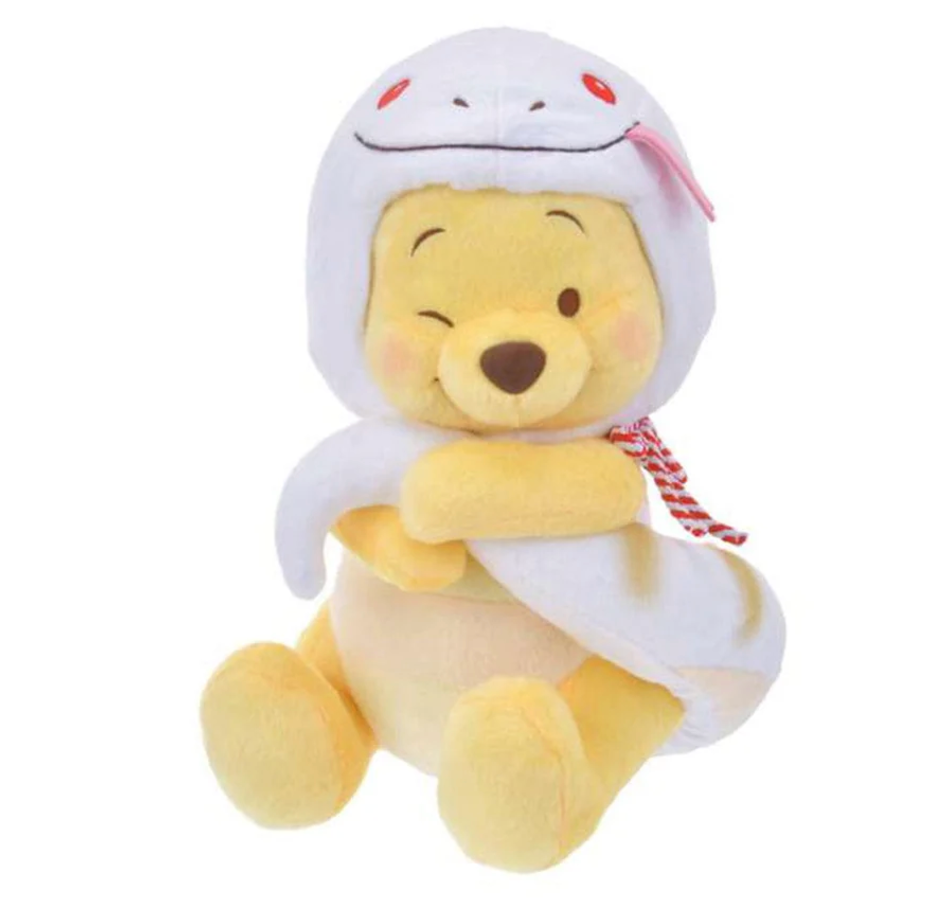 Winnie the Pooh Plush Toy Medium New Year 2025