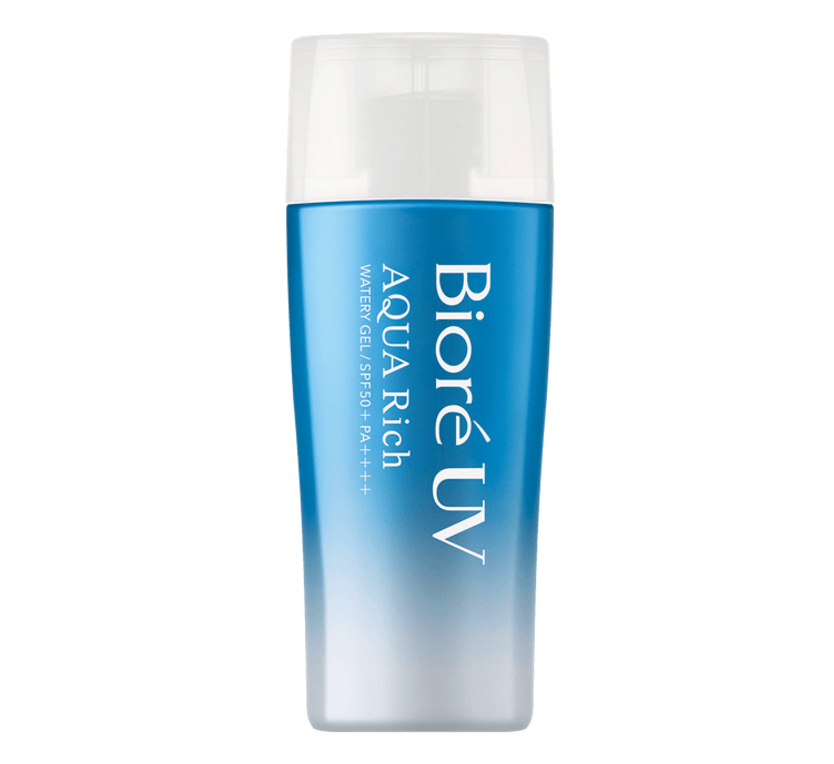 Biore UV Aqua Rich Watery Sunscreen GEL,Blue Bottle Sunscream SPF50+/PA++++ 70ml