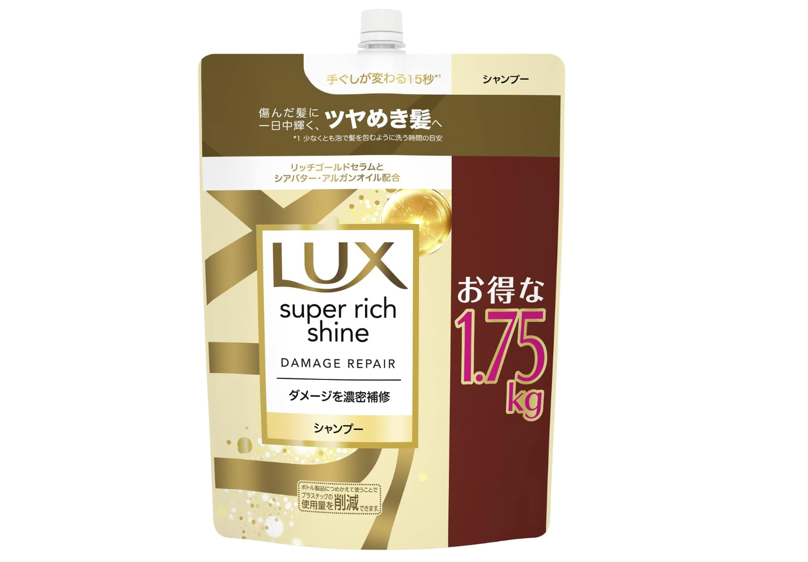 Lux Shampoo, Large Capacity, Refill (1.75 kg)