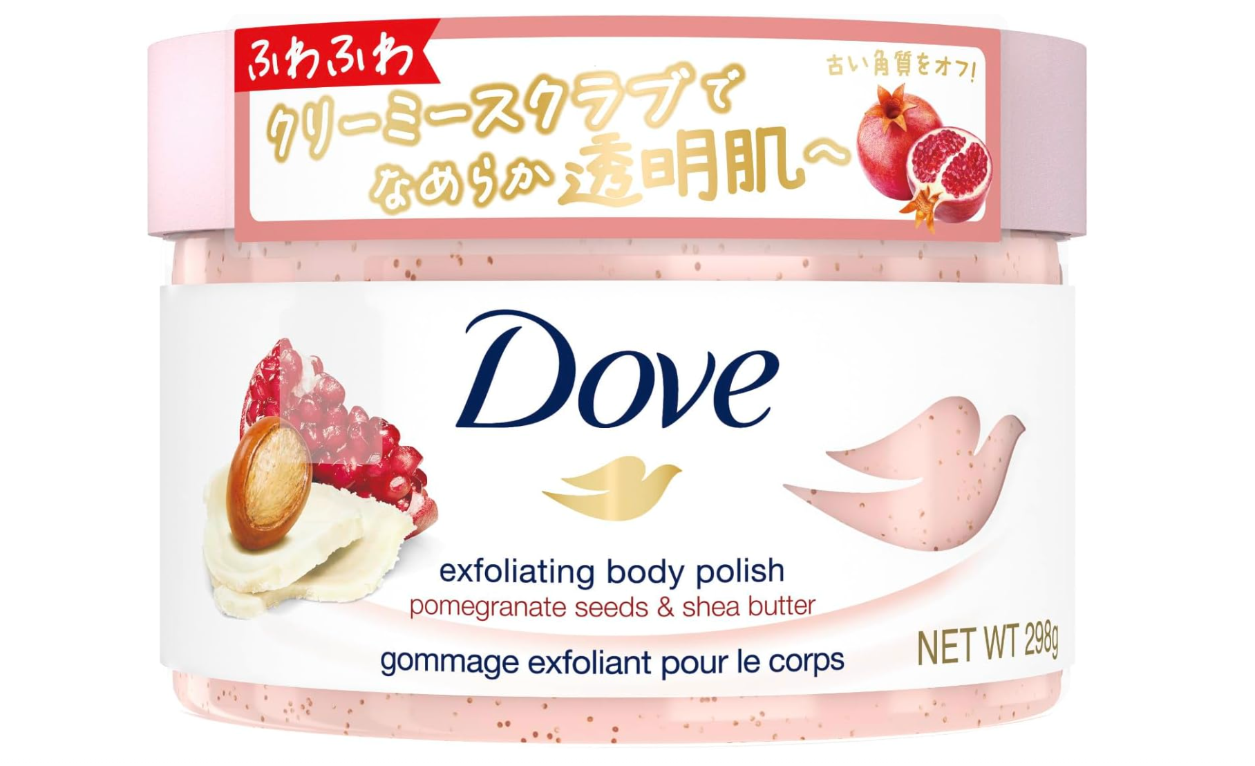 Dove Pomegranate & Shea Butter, Creamy Scrub, Body (298 g)