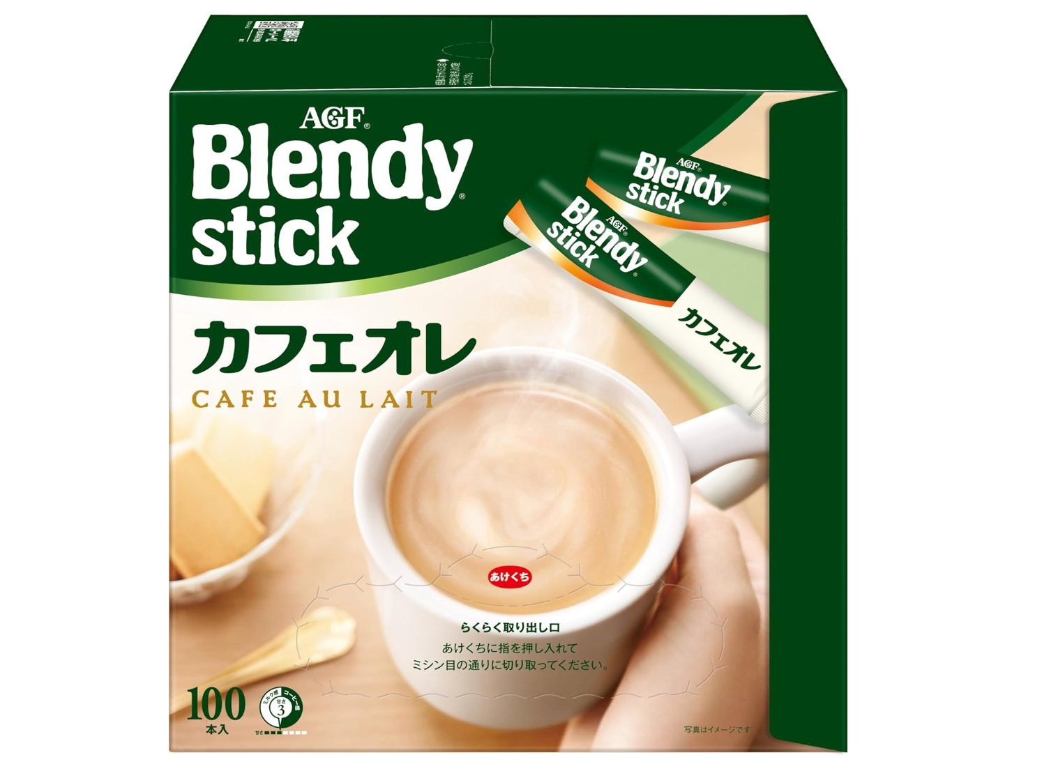 AGF Blendy Stick Cafe au Lait 100 Sticks