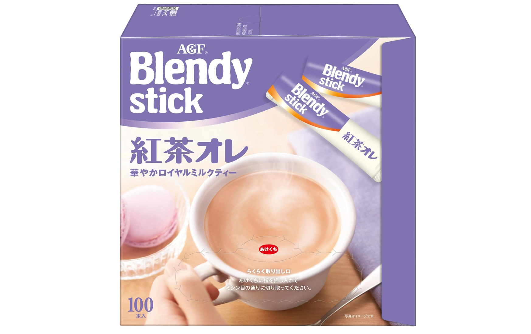 AGF Blendy Stick Tea Lait 100 Bottles