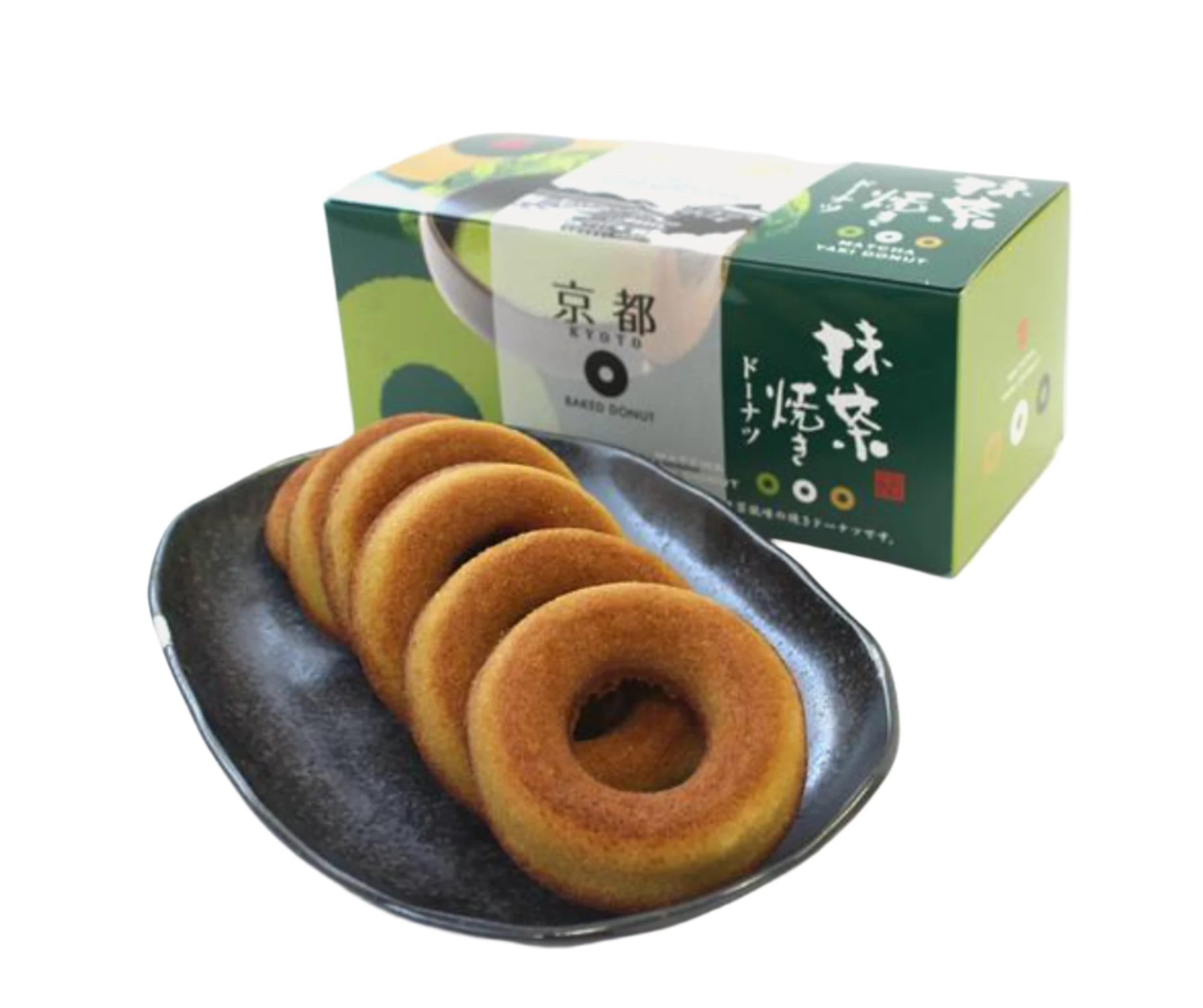 Naniwaya Kyoto Matcha Baked Donuts Box of 6 Pieces