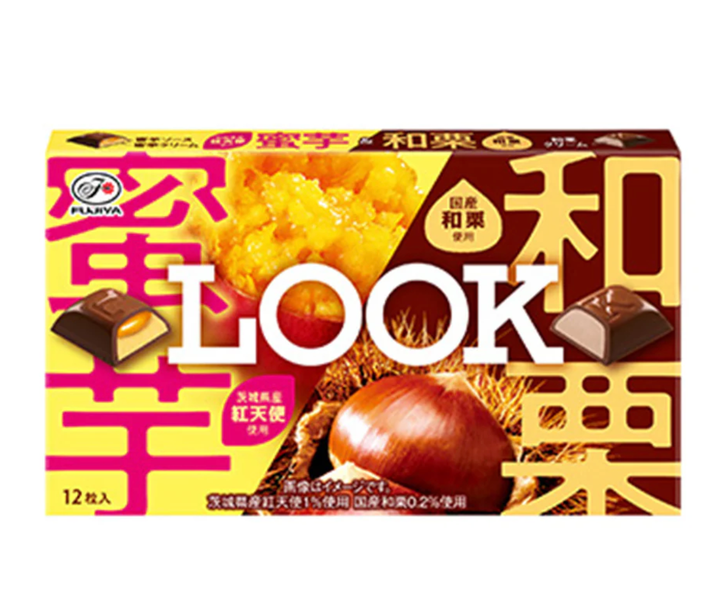 Fujiya Look Sweet Potato & Japanese Chestnut - YOYO JAPAN