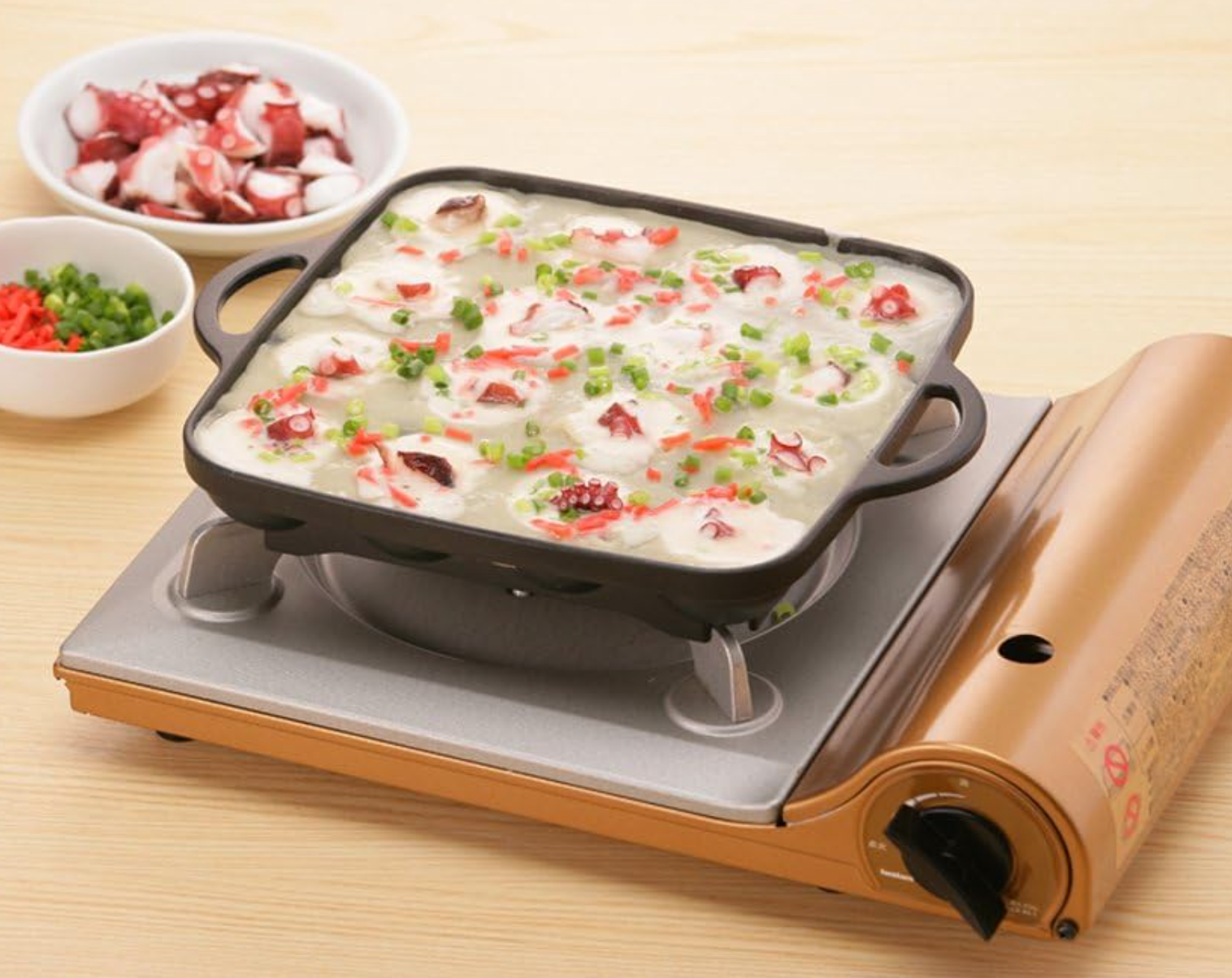 Iwatani Fluorine-Coated Takoyaki Plate CB-P-TAF - YOYO JAPAN