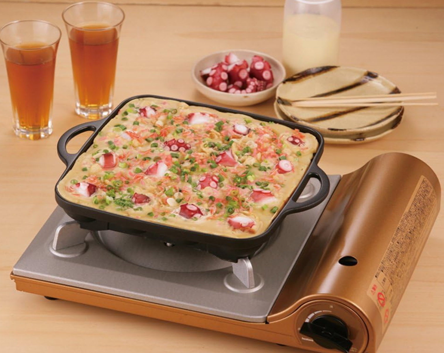 Iwatani Fluorine-Coated Takoyaki Plate CB-P-TAF - YOYO JAPAN