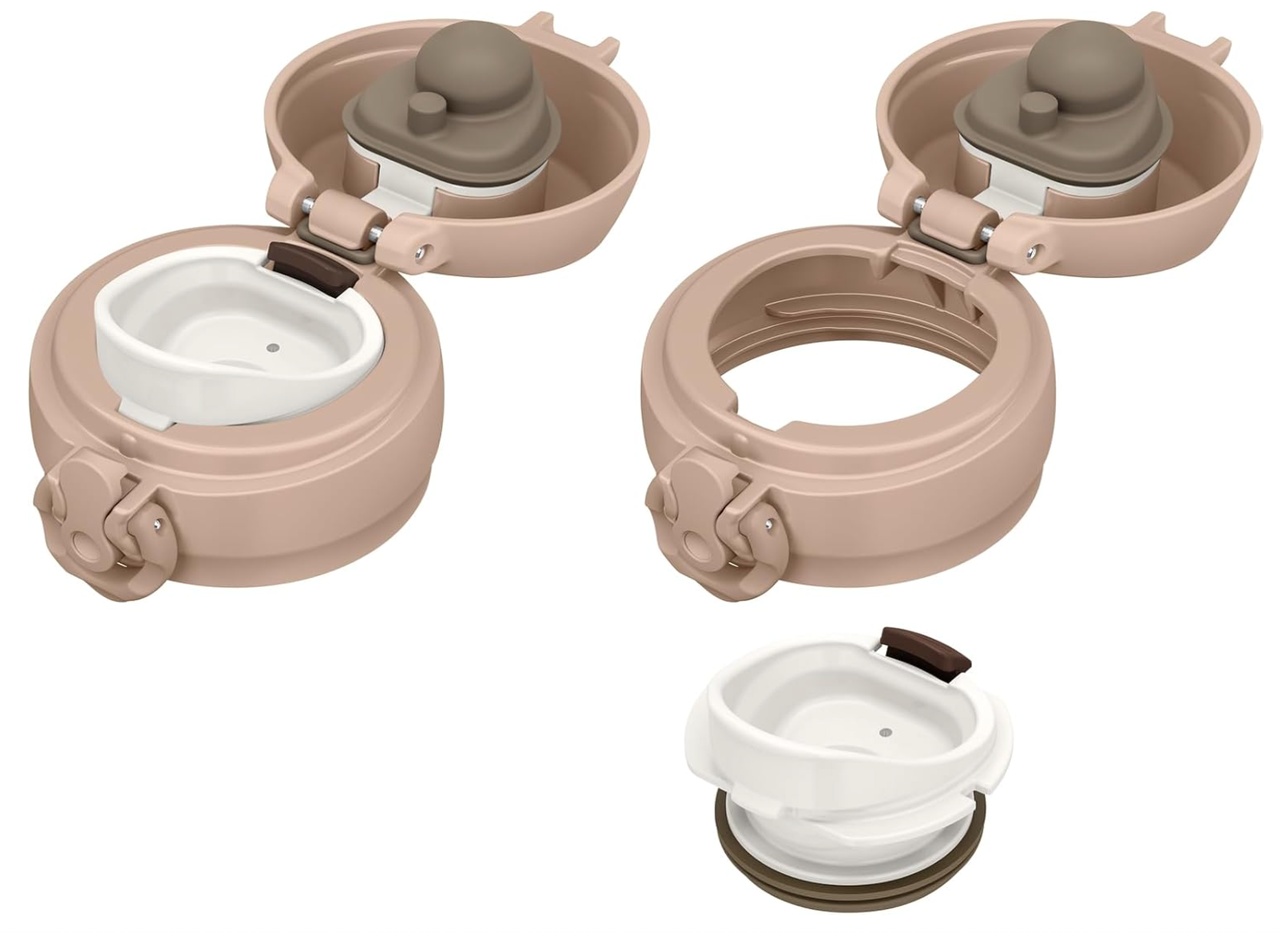 Thermos JNL-405B MKT Vacuum Insulated Portable Mug, (400 ml), Milk Tea - YOYO JAPAN