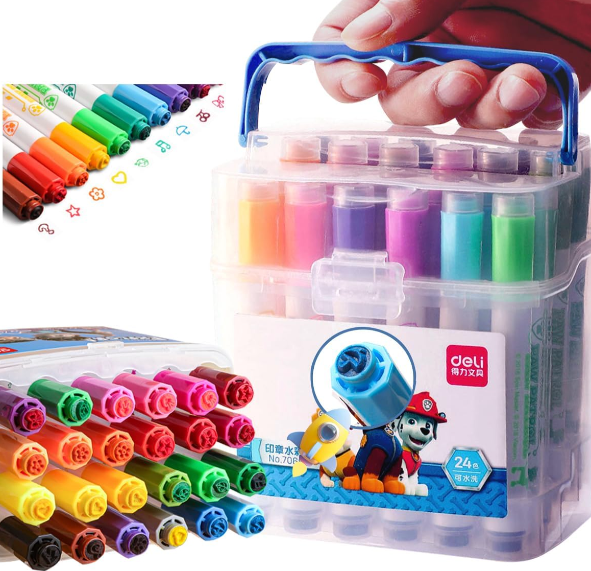 DELI 24 Colors Art Marker - YOYO JAPAN