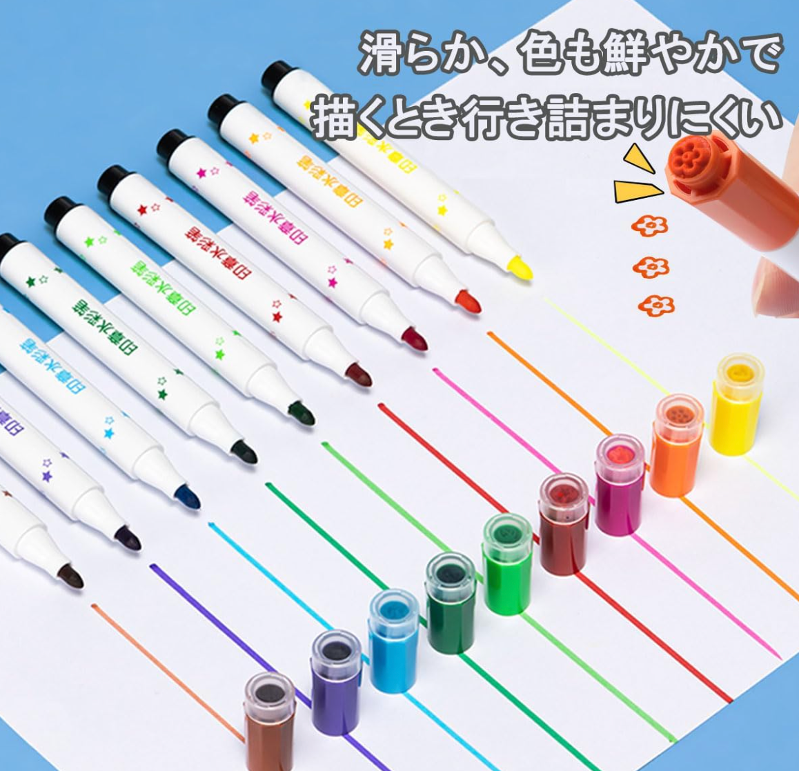 DELI 24 Colors Art Marker - YOYO JAPAN