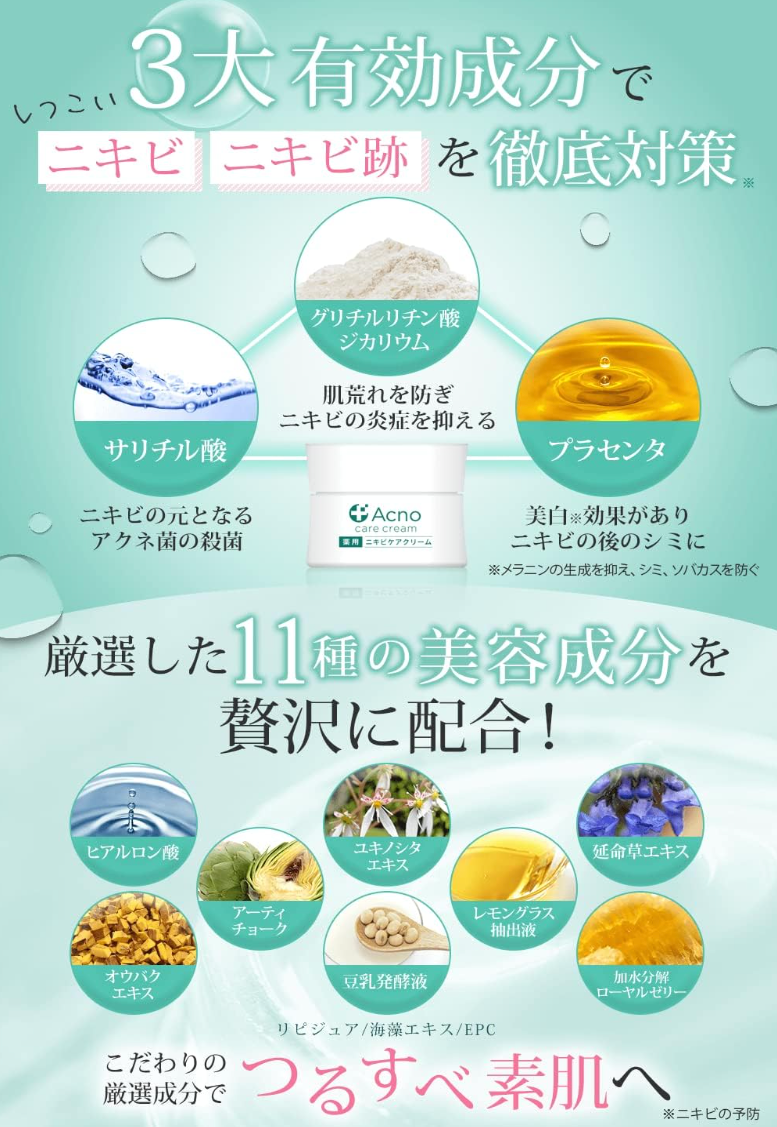 ACNO Acne Care Cream All-in-One - YOYO JAPAN