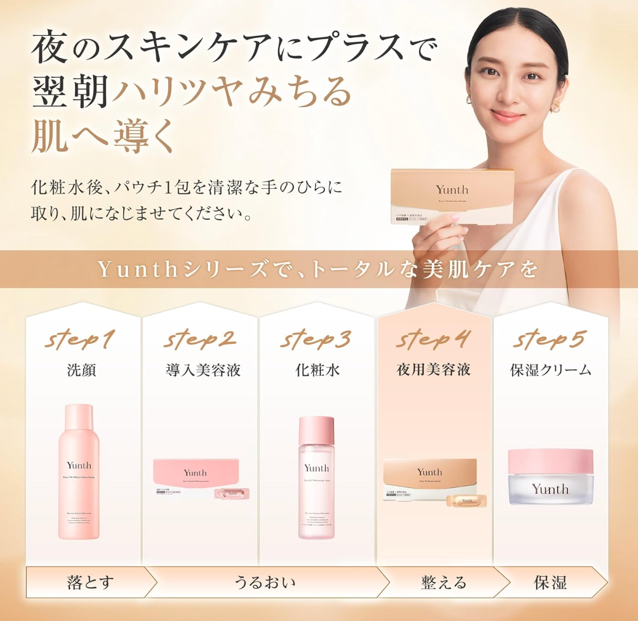 Yunth Raw VA Derma Serum, 28 packets - YOYO JAPAN