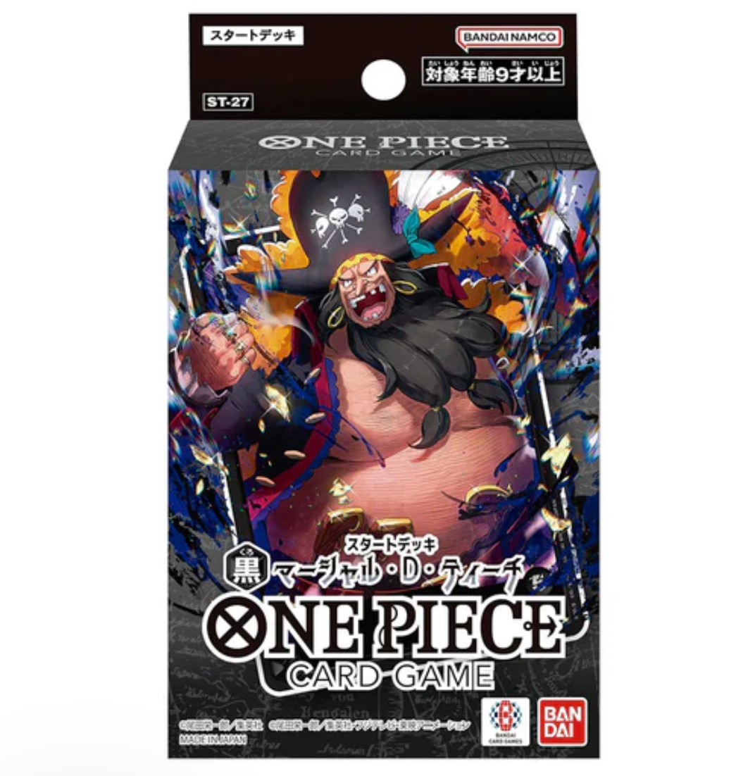 One Piece Card Game Starter Deck Black: Marshall D. Teach  - YOYO JAPAN
