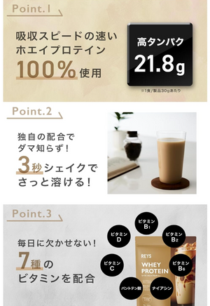 Reys Whey Protein (1 kg) - YOYO JAPAN