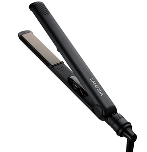 SALONIA SL-004SAB Straightening Iron (24 mm), Black - YOYO JAPAN
