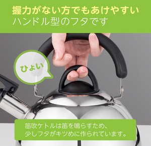 Kai DY-5056 Chef Tron Kettle 88 Fluid Ounces (2.5L) - YOYO JAPAN