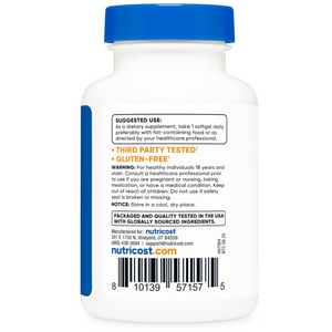 Nutricost Astaxanthin 12mg 60 Soft Capsules - YOYO JAPAN