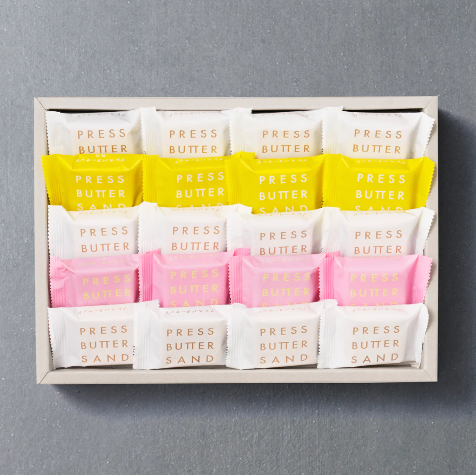 Assorted Butter Sandwiches (Peach & Lemon) 20 pieces