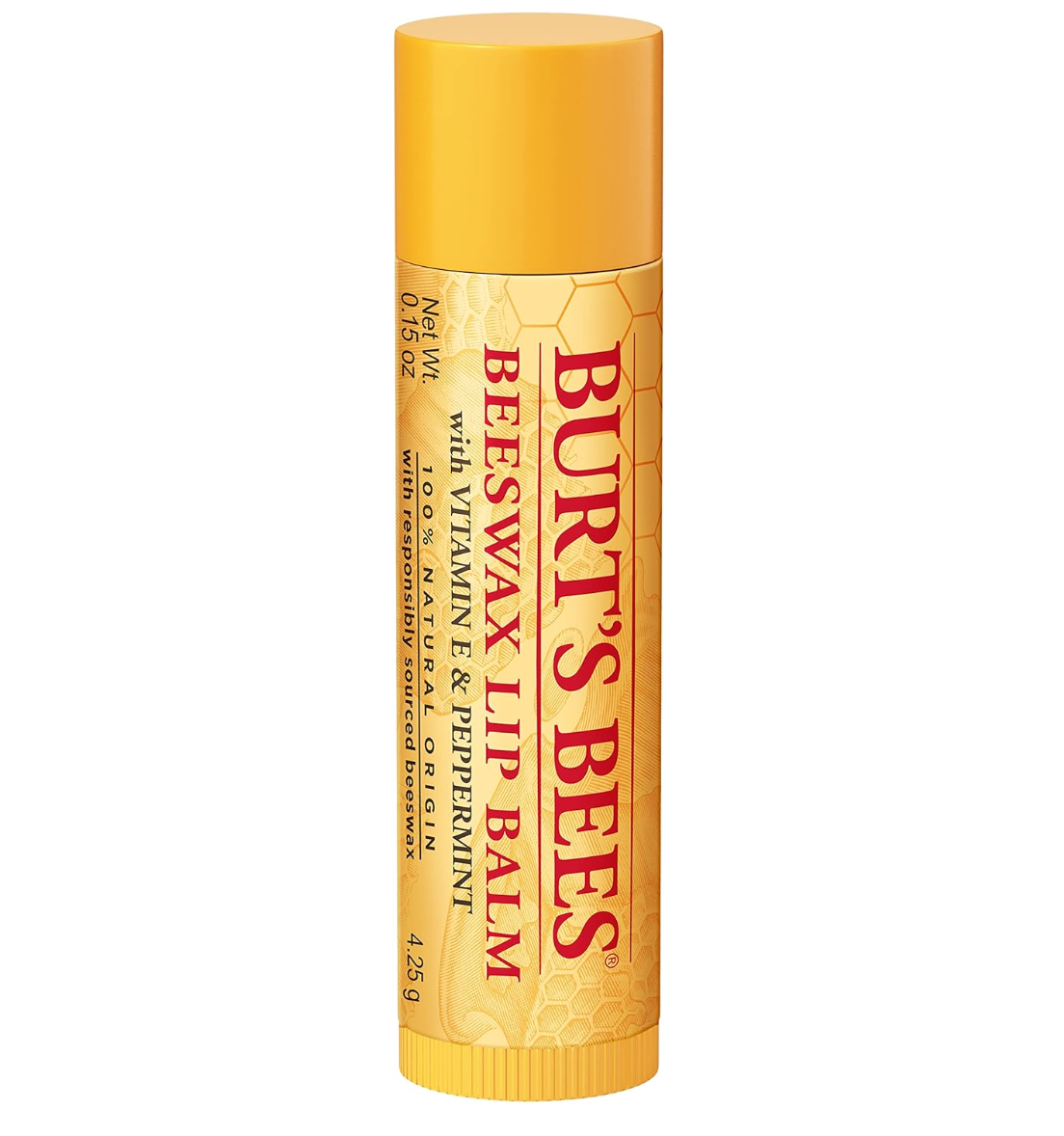 Burts Beads Lip Balm Beeswax (Refreshing Mint)