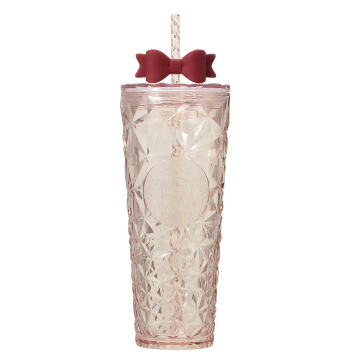 Starbucks Holiday 2025 Cold Cup Tumbler with Ribbon