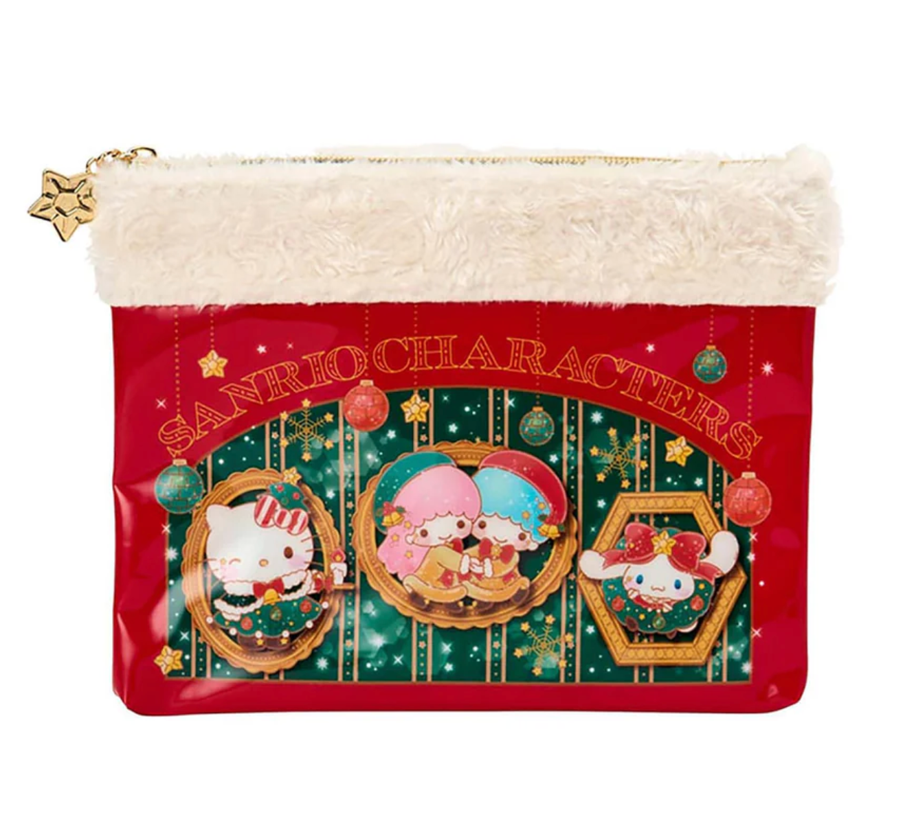 Sanrio Flat Pouch Christmas 2025
