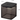 Yamazaki Industries 5466 Hermetically Sealing Storage Container with Valve, Square, Black, (9.2 x 9.2 x 10.2 cm) - YOYO JAPAN