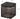 Yamazaki Industries 5466 Hermetically Sealing Storage Container with Valve, Square, Black, (9.2 x 9.2 x 10.2 cm) - YOYO JAPAN