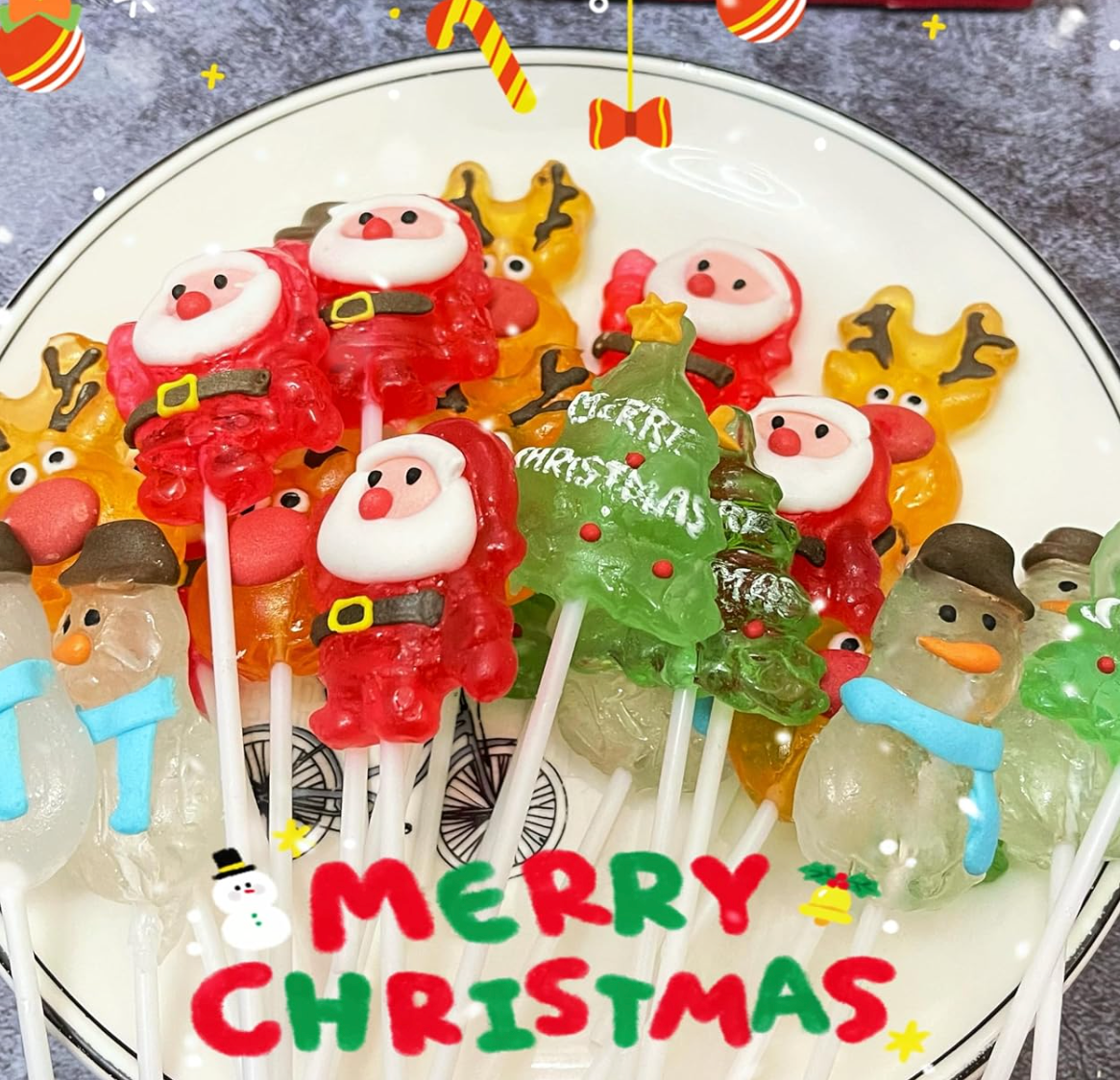 Seikaoen Christmas Candy Assortment (Set of 24))