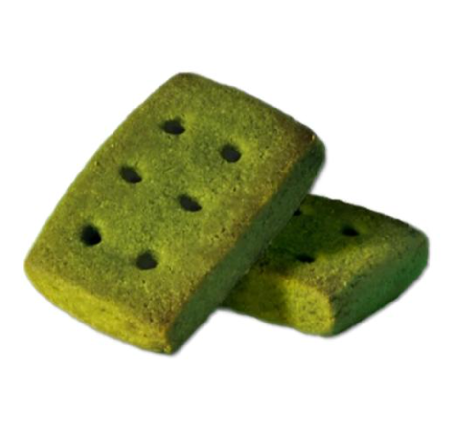 Ezaki Glico Sharwi (Rich Matcha Cookies with Tea Leaves), 11 Sheets x 5 Boxes