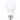 Iris Ohyama LDA7L-G-6T62P LED Bulb, Base Diameter: 1.0 inches (26 mm), Light Bulb Color, Pack of 2