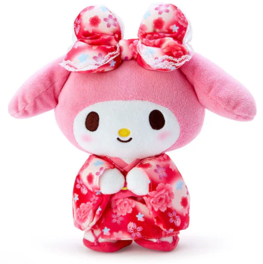Sanrio Sakura 2025 Gradient Kimono Plush Toy: My Melody