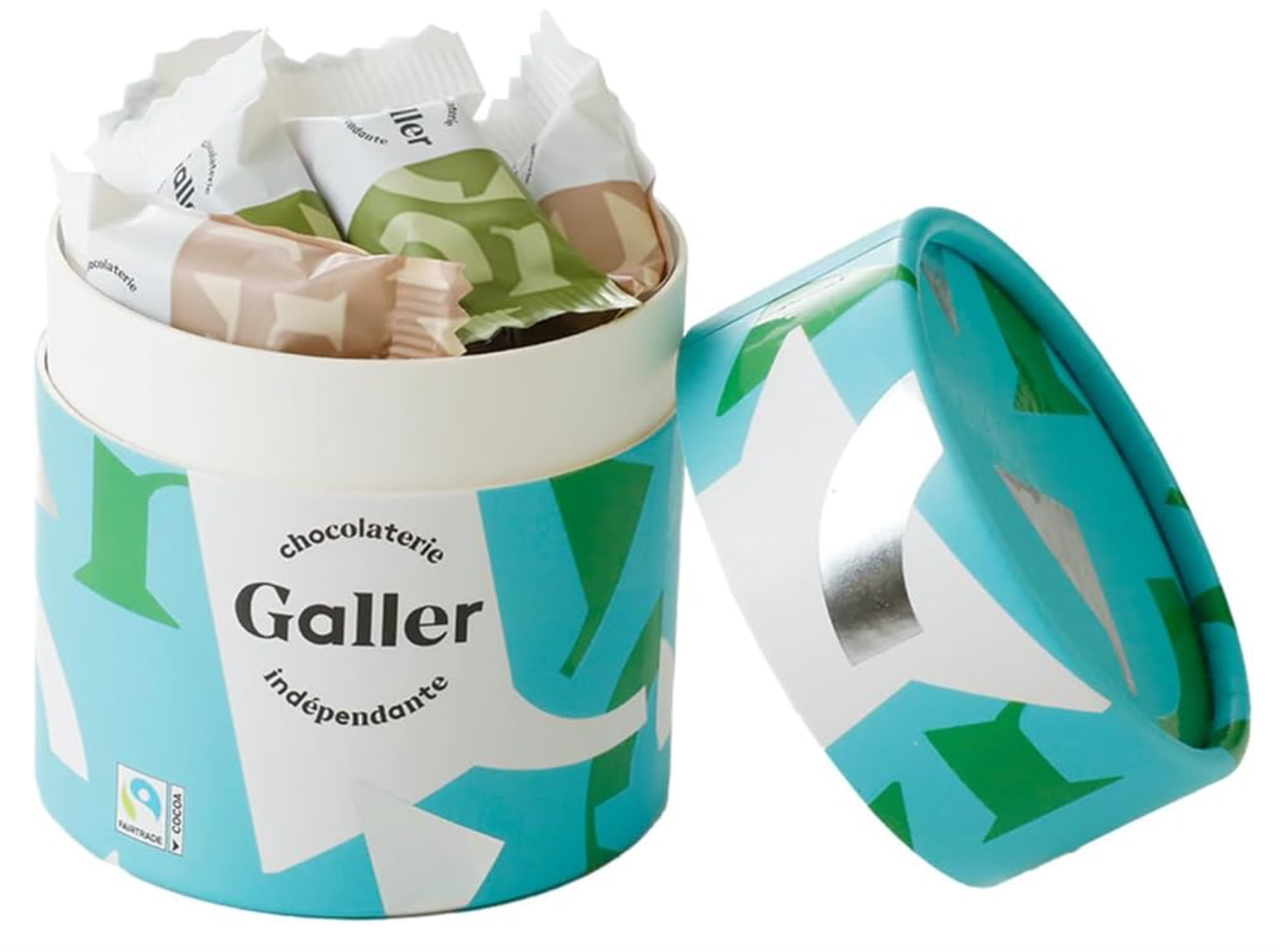 Galler Galley, Chocolate, Nano Bar, 2 Types, 10 Pieces (Orange & Pistachio)