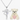 Sears Necklace Cross Heart Diamond & Birthstone Silver Teddy Bear p5257-tdt-01 - YOYO JAPAN