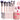 BS-MALL 18 Pieces Makeup Brushes with 5 sponge & Holder Sponge Case (Pink), 33 pieces total, ideal for daily makeup