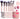 BS-MALL 18 Pieces Makeup Brushes with 5 sponge & Holder Sponge Case (Pink), 33 pieces total, ideal for daily makeup