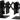Curl Office Apparatus Expandable Bookends (Black)
