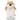 Shinada Global Mochi Dog Pen Case, (9 x 8 x 18 cm), Red Brown