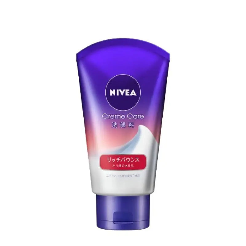 Nivea Creme Care Rich Bounce Cleanser 130g - Moisturizing Facial From Japan Skincare